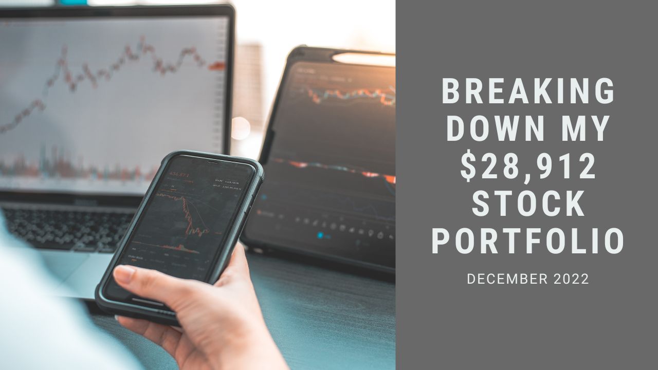 Breaking Down My $28,912 Stock Portfolio –  December 2022